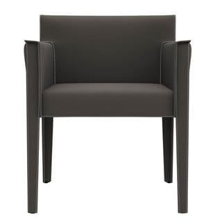 Meridiani Tattoo Saddle Beige Leather Armchair