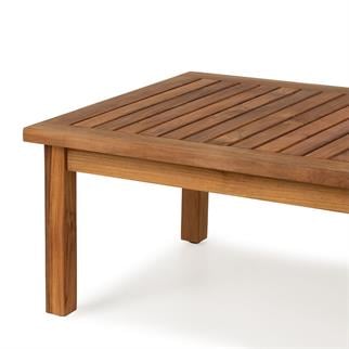 Kayu Teak Yağlı Bahçe Orta Sehpası