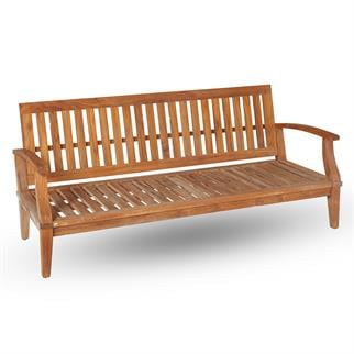 Kayu Teak Üçlü Kanepe