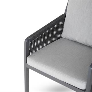 Trica Ted Örgülü Anthracite Sandalye