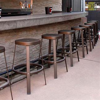 Emu Thor White Bar Stool