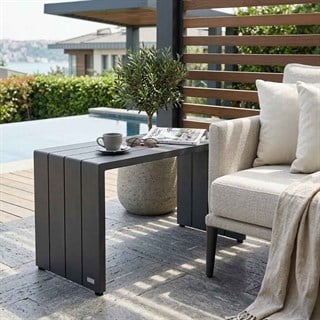 Trica Anthracite Metal Sehpa