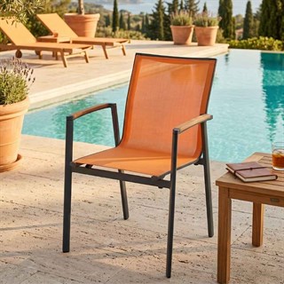 Trica Candy Antrachite Orange Bahçe Sandalyesi