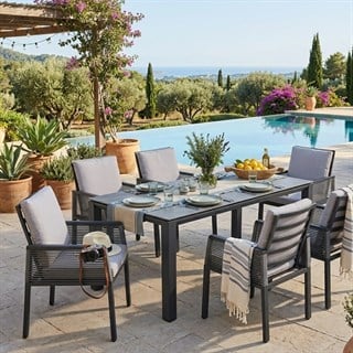 Trica Concept Anthracite 6 Kişilik Bahçe Masa Takımı