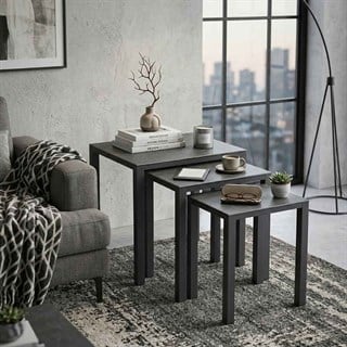 Trica Metal Anthracite Zigon Sehpa