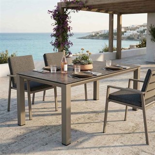 Trica Metal Concept Champagne 150 cm Yemek Masası