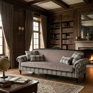 Trica Ramon Grey Üçlü Kanepe