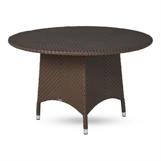 Alfresco Valencia Java Brown Yuvarlak Masa