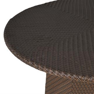 Alfresco Valencia Java Brown Yuvarlak Masa