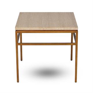 Mitchell Gold+Bob Williams Vandyke Travertine Side Table