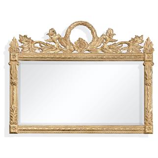 Jonathan Charles Versailles Light Antique Silver Mirror