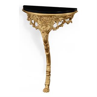 Jonathan Charles Versailles Gold Black Konsol