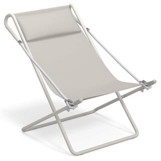 Emu Vetta White Relaxing Deck Chair