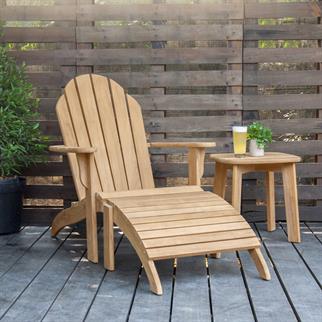 Alfresco Vicenza Teak Bahçe Pufu