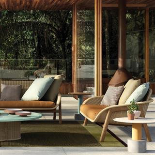 Kettal Vimini 3-Seater Sofa