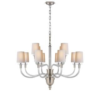 Visual Comfort & Co. Vivian Polished Nickel Chandelier