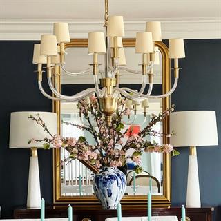 Visual Comfort & Co. Vivian Polished Nickel Chandelier