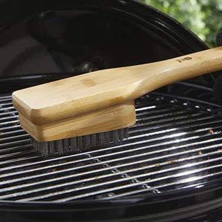 Weber Bamboo Handle Grill Brush - 46 cm