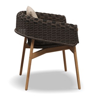 Wrap Umber Dining Armchair