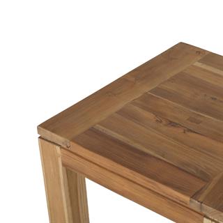 Alfresco Kare 60 cm Teak Yan Sehpa