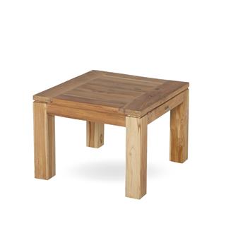 Alfresco Kare 60 cm Teak Yan Sehpa