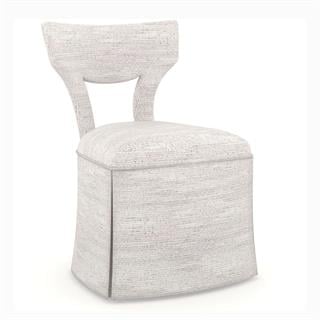 Caracole You Move Me Cream Side Chair