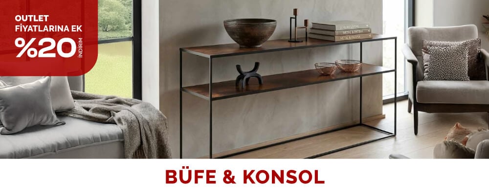 Teşhir Ürünü Outlet Büfe Konsol