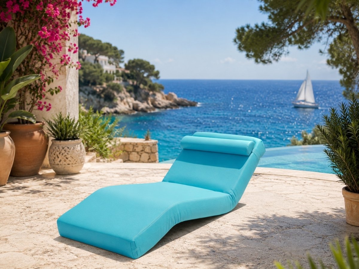 Trica Relax Seat Aqua Baş Yastıklı Katlanır Minder Şezlong