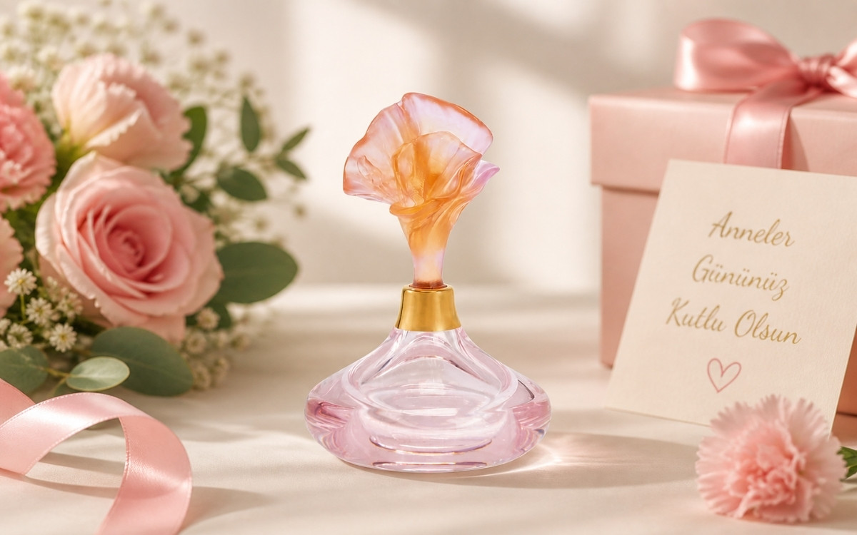 anneler günü hediyesi daum arum rose parfüm şişesi