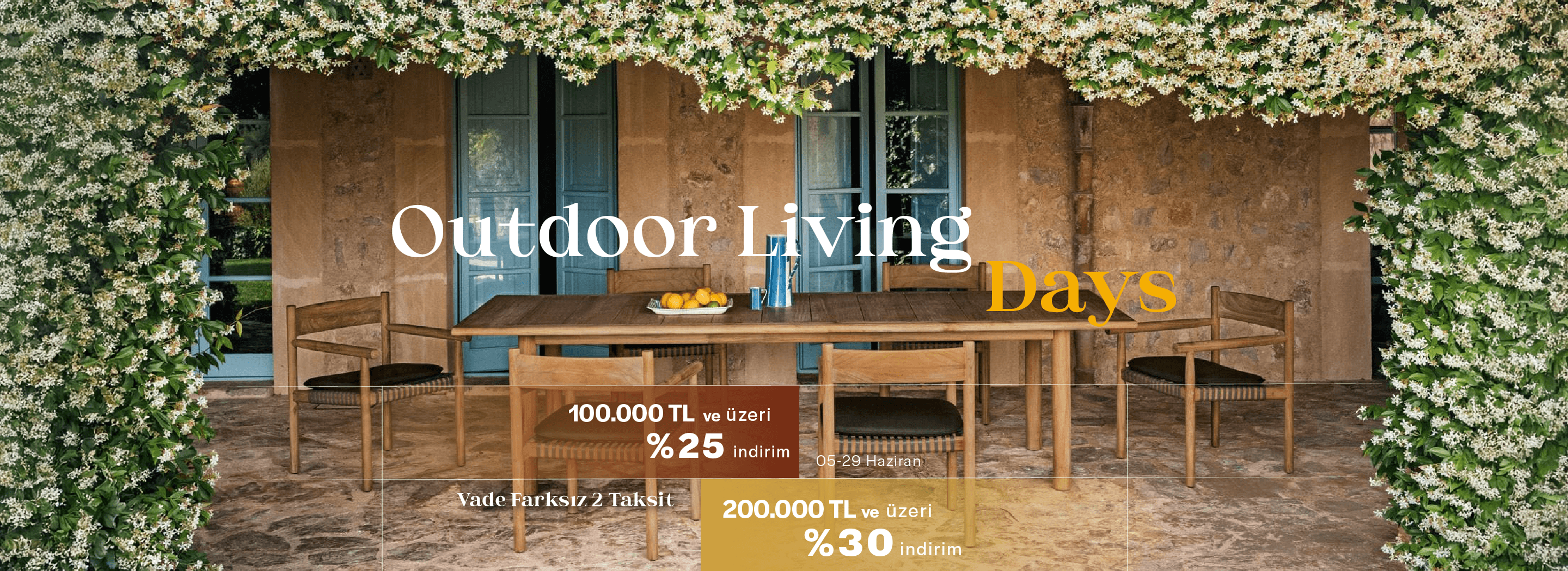 Outdoor Living Days Kampanya Bannerı