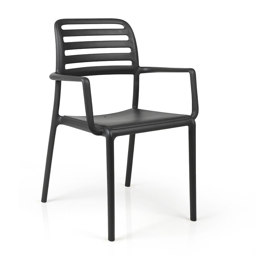 Nardi Costa İstiflenebilir Kollu Sandalye - Anthracite