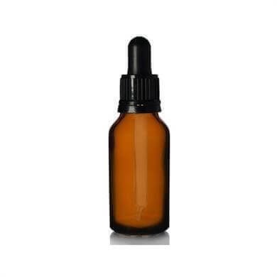  20ml Amber Dropper Şişe  Cam Damlalıklı Şişe