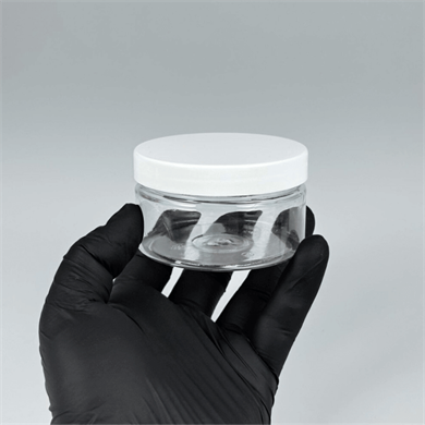 100 ML PET Kavanoz - Şeffaf Kozmetik ve Numune Kutusu (22,4 gr)