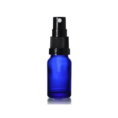 10ml Sprey Kapaklı Mavi Cam Şişe