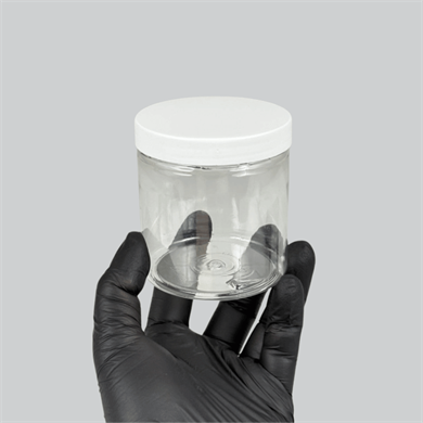 250 ML PET Kavanoz - Şeffaf Plastik Krem ve Baharat Kutusu