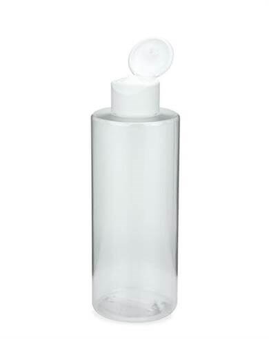 250cc Flip Top Kapaklı PET Şişe - Silindir Model