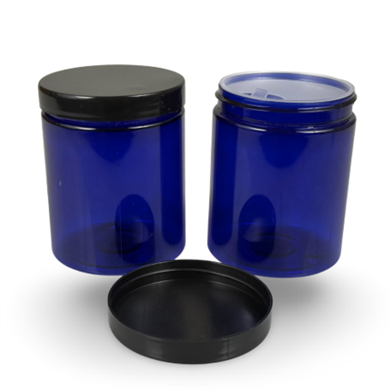 300ML TIPALI MAVİ PET KAVANOZ