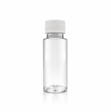 30 ml Düz Kapaklı Şeffaf Boş Pet Şişe