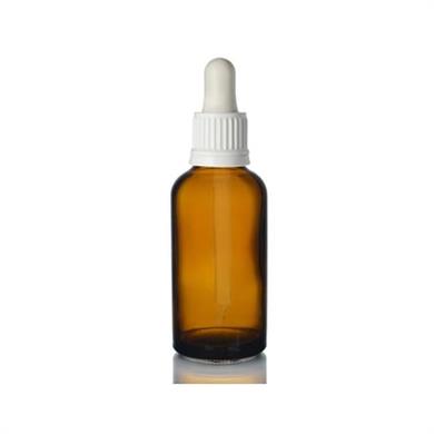 50ml Amber Dropper Şişe - Cam Damlalıklı Şişe