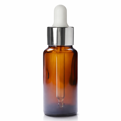 AMBER DROPPER DAMLALIKLI KAPAKLI 10 ML CAM ŞİŞE