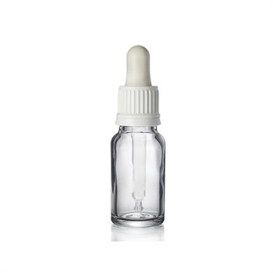 DAMLALIKLI ŞEFFAF CAM ŞİŞE 10 ML