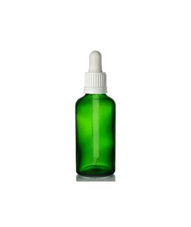 DAMLALIKLI YEŞİL CAM ŞİŞE 30 ML