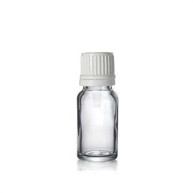 İÇTEN DAMLALIKLI ŞEFFAF CAM ŞİŞE 10 ML