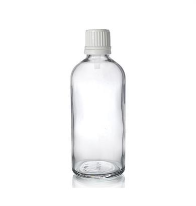 İÇTEN DAMLALIKLI ŞEFFAF CAM ŞİŞE 100 ML