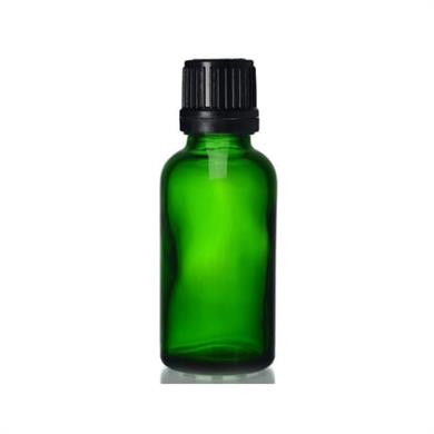 İÇTEN DAMLALIKLI YEŞİL CAM ŞİŞE 30 ML
