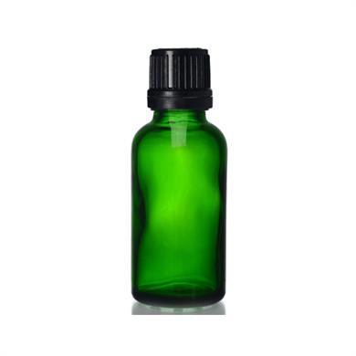İÇTEN DAMLALIKLI YEŞİL CAM ŞİŞE 30 ML