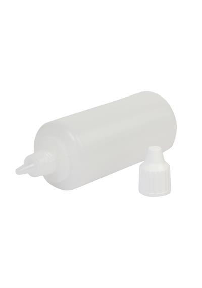 100 ml HDPE Damlatmalı Şişe - Tıpalı & Kapaklı (10lu ve 100lü Paket Seçeneği)