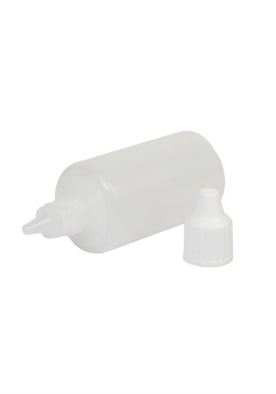 50 ml HDPE Damlatmalı Şişe - Tıpalı ve Kapaklı (10lu ve 100lü Paket Seçeneği)