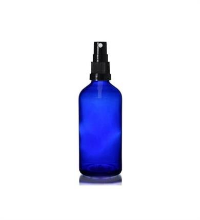 SPREY KAPAKLI MAVİ CAM ŞİŞE 100 ML