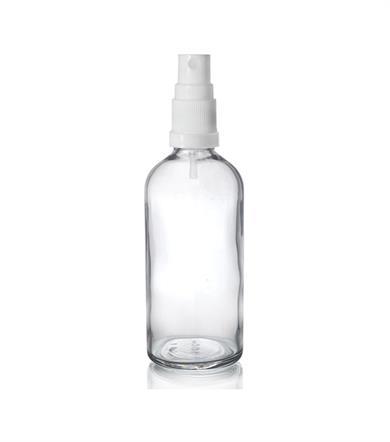 SPREY KAPAKLI ŞEFFAF CAM ŞİŞE 100 ML